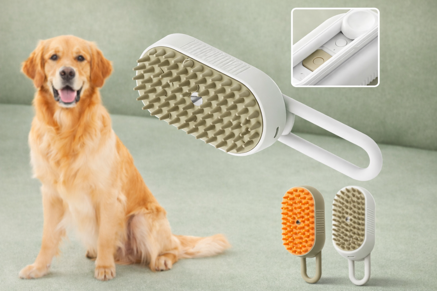 La Spazzola Cat & Dog Steamy Brush